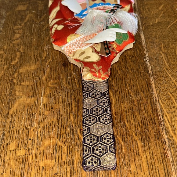 Vintage 1970's Japanese Decorative Geisha Motive Hagoita Paddle - Picture 4 of 6